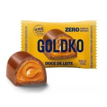 Imagem de Bombom Doce de Leite Zero Açúcares GoldKo 13,5g