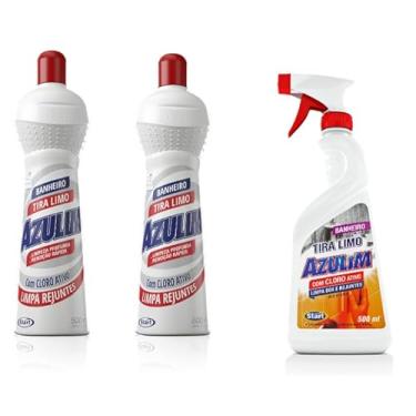 Imagem de Start Tira Limo Kit de Limpeza Pesada com Cloro Ativo, 2 Squeeze 500ml + 1 Spray 500ml, 3 Peças