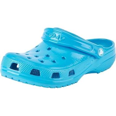 Imagem de Croc Versátil Confort, Leve, Respirável, Antiderrapante, com Alça Traseira, Uso Casual azul