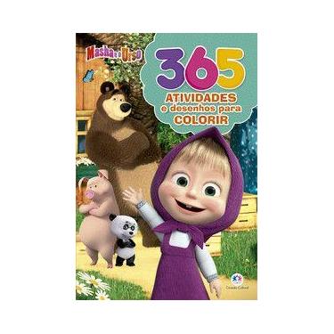 Imagem de Livro - Masha e o Urso - 365 atividades e desenhos para colorir - Cira