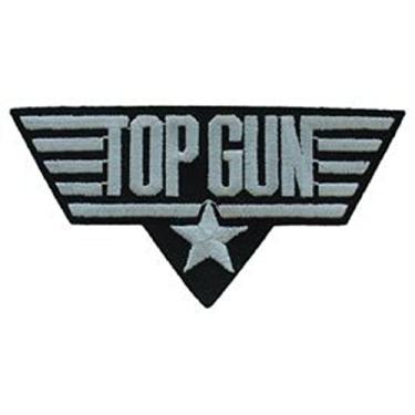 Imagem de EagleEmblems PM0245 Patch-USN, Top Gun, Branco (4,25")
