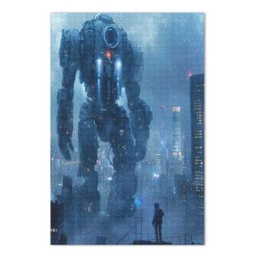 Imagem de Enorme quebra-cabeça mecânico guerreiro 500 peças, quebra-cabeças exclusivos para adultos, jogos adultos