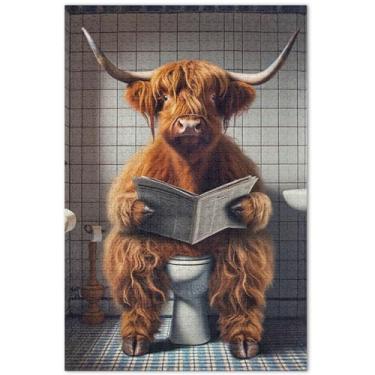 Imagem de Unicórnios roxos, cenário fantástico, quebra-cabeça para adultos, 500 peças, pintura de arte floral, quebra-cabeças exclusivos, presentes de festa de elefante branco, 51 x 35 cm