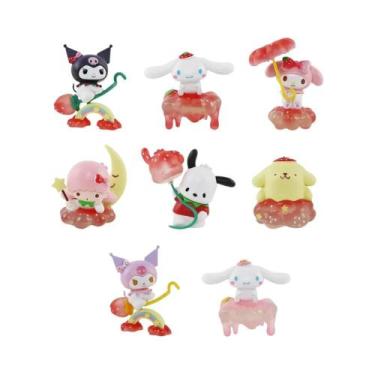 Imagem de Conjunto De Brinquedos Em Caixa Surpresa Da Série Pijamas Kawaii 6 Peç