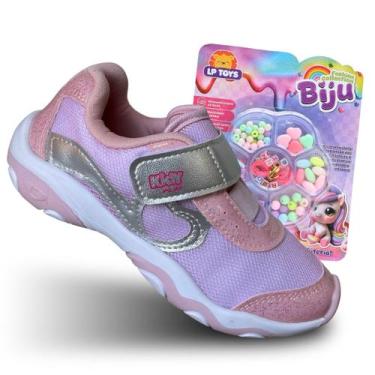 Imagem de Tênis Infantil Sem Cadarço De Menina Kidy Play RespiTec 716704228 Cor: