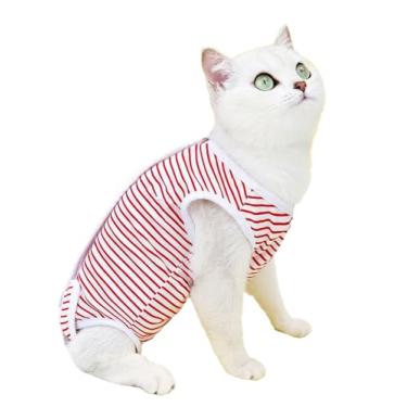 Imagem de Petitebella Camisa listrada Puppy Dog Recovery (vermelha, GG)