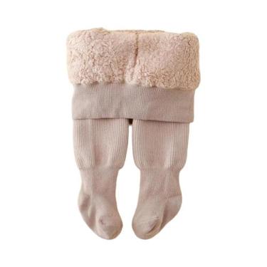 Imagem de Meias-calças De Algodão Grossas Para Meninas, Meias-calças Quentes E C
