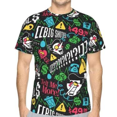 Imagem de Camiseta Masculina De Verão Com Estampa 3D Do Jogo Deltarune, De Secag