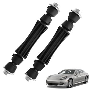 Imagem de K700432 Elo estabilizador, 2 peças de elos de barra oscilante, buchas de barra oscilante dianteira, compatível com ChevyTahoe/Avalanche/Silverado1500/Suburban/Suburban1500/GMCSierra1500/Yukon