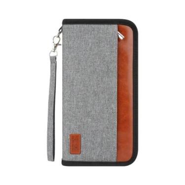 Imagem de Porta-passaporte Antifurto De Grande Capacidade, Carteira De Viagem, B