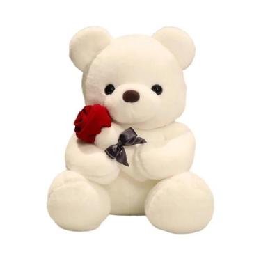 Imagem de Urso De Pelúcia Rosa Macio, Brinquedo De Pelúcia, Almofada De Sofá, Le