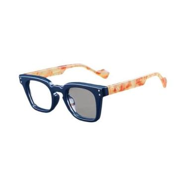 Imagem de Óculos De Computador Unissex Leves Com Armação Quadrada Retrô Premium 