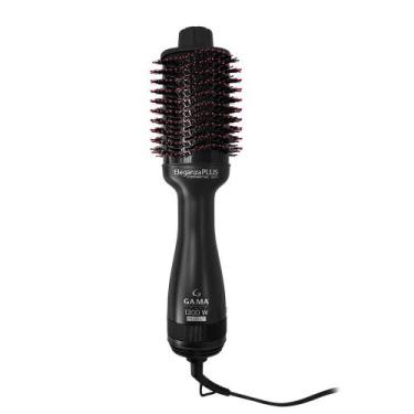 Imagem de Escova Secadora Ga.ma Italy Eleganza Plus Ceramic Ion Bivolt, Preto, B