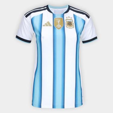 Imagem de Camisa Seleção Argentina Home Torcedor 2026 s/n Adidas Feminina-Feminino