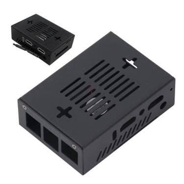 Imagem de EBTOOLS Caixa de Resfriamento de Metal Orange Pi 5, Gabinete de Computador de Placa única de Liga de Zinco Com Ventilador de Resfriamento 30x30x8mm, Interface de 2 Pinos, para Orange