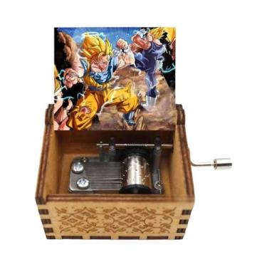 Imagem de Caixa De Música Criativa De Madeira Com Tema Dragon Ball, Presente De 