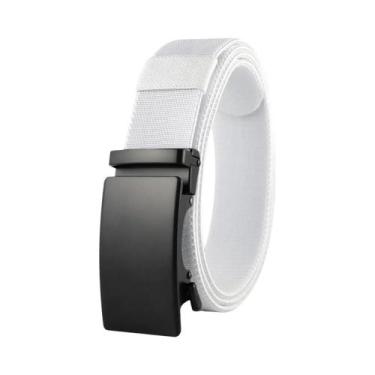 Imagem de Cinto Tático Masculino De Tamanho Grande Em Nylon Elástico Com Fivela 