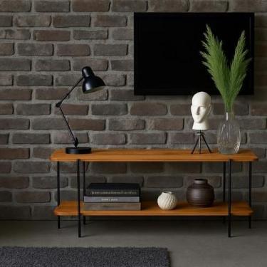 Imagem de Rack Para Sala Tv 40 Polegadas Estilo Industrial Escritório Ferro Made