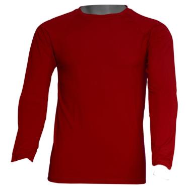 Imagem de Camisa Segunda Pele Manga Longa em Poliamida C/ Elastano UV Compressão Slim-Masculino