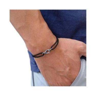 Imagem de Pulseira Minimalista Retro Viking Para Homens, Corrente Fina Com Charm