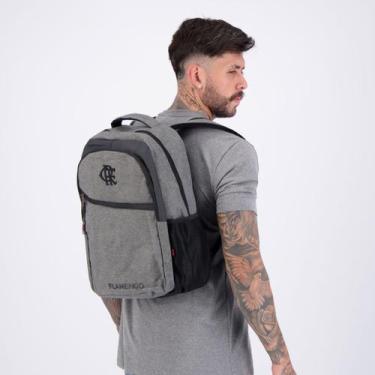 Imagem de Mochila Flamengo Esportiva Escudo Cinza - Xeryus, Único