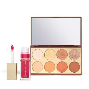 Imagem de Combo Niina Secrets: Paleta De Sombras Neutrals 5,6g + Lip Oil Rosa Sublime 7ml