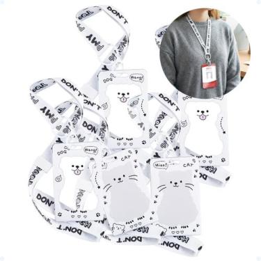 Imagem de Kit 5 Porta Bilhete Único Passe Ônibus Crachá Transparente - Hxt