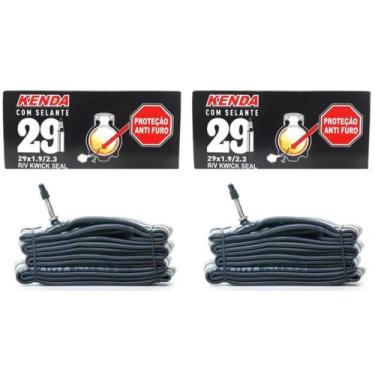 Imagem de 2 Câmaras de Ar para Bike Aro 29 Kenda Vacinada Bico Fino
