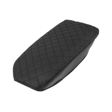 Imagem de REPAIROCK Tampa do console central do carro, apoio de braço, capa protetora de microfibra de couro de substituição para Ford Explorer 2011-2019 preto auto peças de reposição