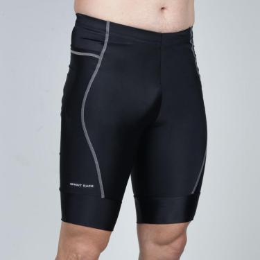 Imagem de Bermuda Masculina Compressão Com Bolsos Running Sprint Race-Masculino