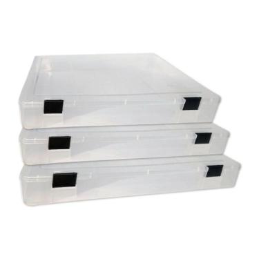 Imagem de Kit com 16 Pastas Pp Rígida Oficio Ll Transparente Inject