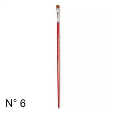 Imagem de Pincel Condor Ref. 421-6 - Orelha de Boi - Cabo Longo Vermelho