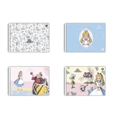 Imagem de Caderno Desenho Univ Capa Dura Alice - 60 folhas - Animativa