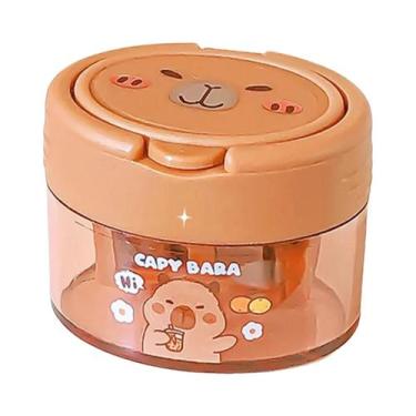 Imagem de Apontador Portátil Duplo De Desenho Animado De Capivara Fofa Para Cria