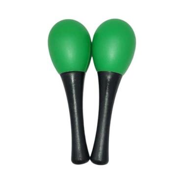Imagem de Maracas De Plástico Brilhantes, Instrumentos Musicais De Percussão, Br