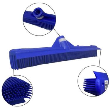 Imagem de Rodo maxirodo bralimpia 34cm azul sem cabo , MAXI RODO BRALIMPIA