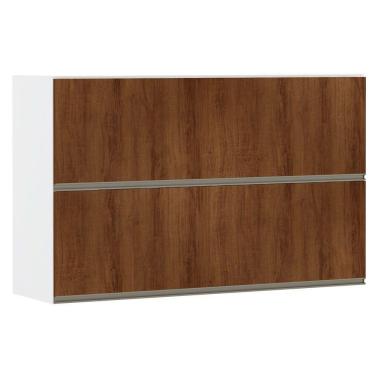 Imagem de Armário Basculante Duplo 120cm 2 Portas Branco Polar