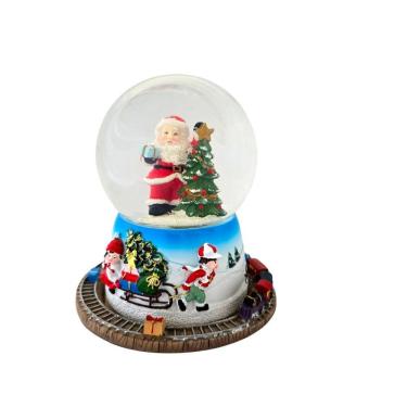 Imagem de Enfeite Globo De Natal Musical- Neve- Led Colorido 16.50cm