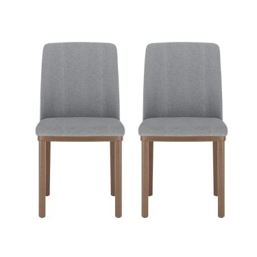 Imagem de Kit 2 Cadeiras Cozinha Kalina Mesa de Jantar Madeira Maçica