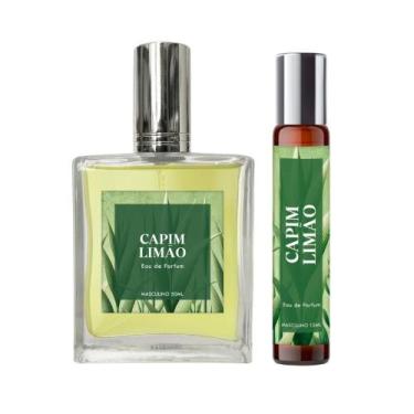 Imagem de Perfume Capim Limão Masculino 50Ml + Roll On 10Ml Natural - Essência D