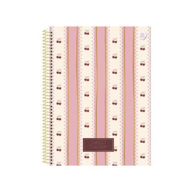 Imagem de Caderno Universitário 80 folhas Feminino Capa Dura Espiral 1 Matéria S