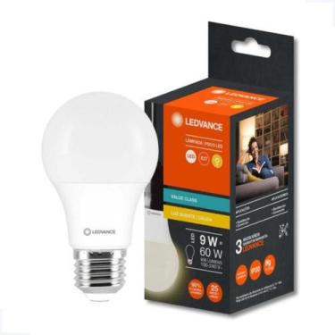 Imagem de Lampada Led Bulbo 9w Branco Quente - Ledvance