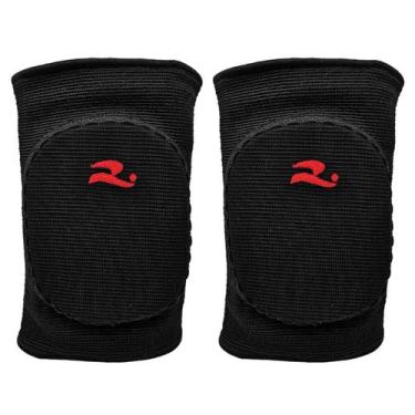 Imagem de Joelheira Kids Neoprene Realtex Conforto Suporte Compressão Cor:PretoT