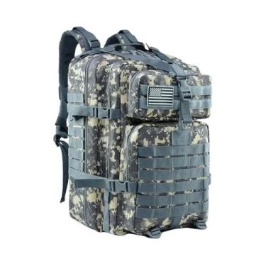 Imagem de Mochila Tática Masculina 30/50L Para Sobrevivência Ao Ar Livre, Caminh
