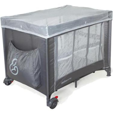 Imagem de Berço Cercado Portatil Desmontavel Galzerano Triton Grafite, Grafite