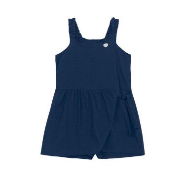 Imagem de Macaquinho infantil menina quadriculado Brandili-Feminino