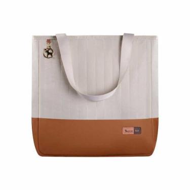 Imagem de Bolsa Maternidade Coleção Cores - Creme e Caramelo - Alce