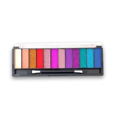 Imagem de Paleta de Sombras Color Shock com Glitter Pink 21 - 12 Cores Matte, 1