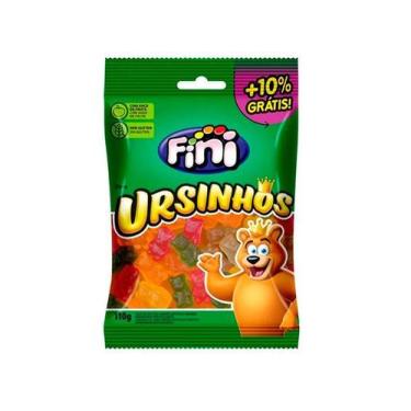 Imagem de Bala de Gelatina Ursinhos 90g - Fini, 1 unidade, Laranja, morango, fra