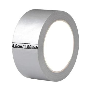 Imagem de Fita Adesiva Prata Reforçada 4.8cm Impermeável Para Reparos Domésticos